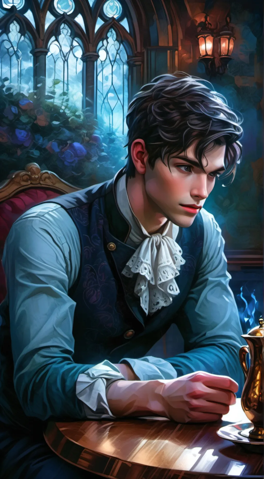 ai character: Oliver background