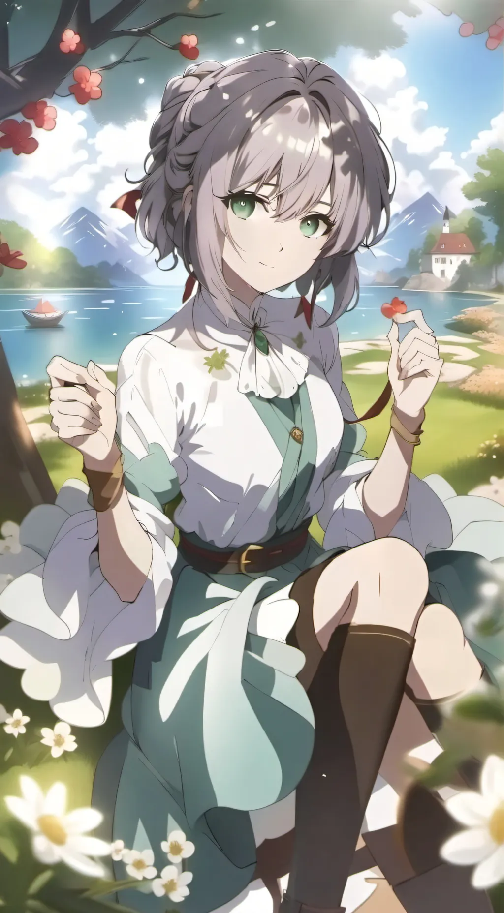 ai character: Ava  background