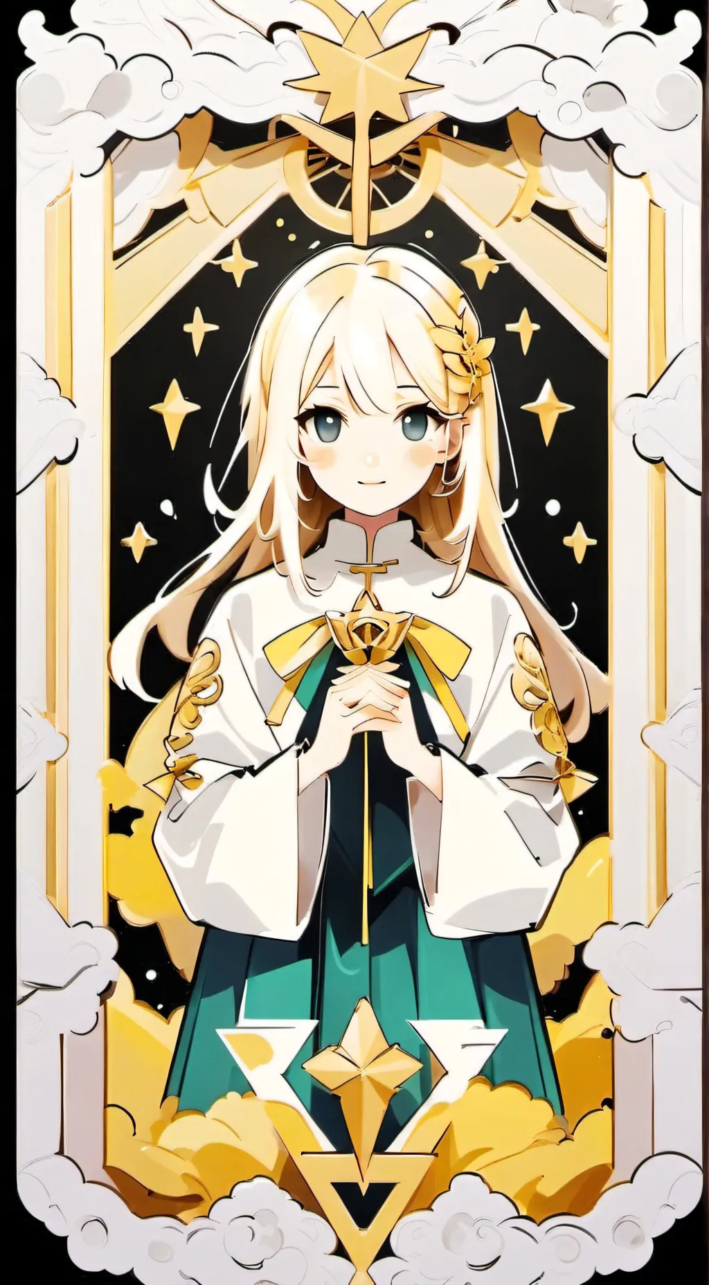 ai character: Solar drama :3 background