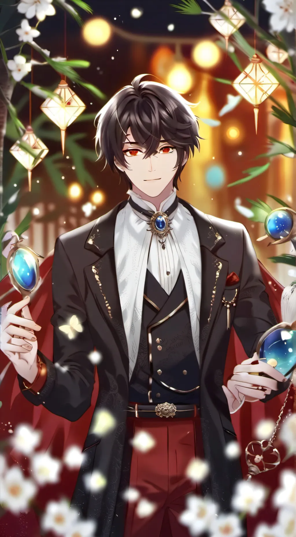 ai character: Boys in control background