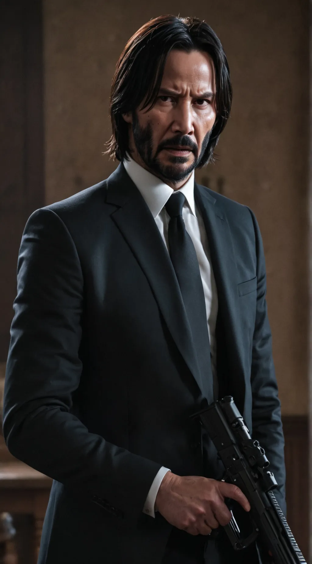 ai character: John Wick background