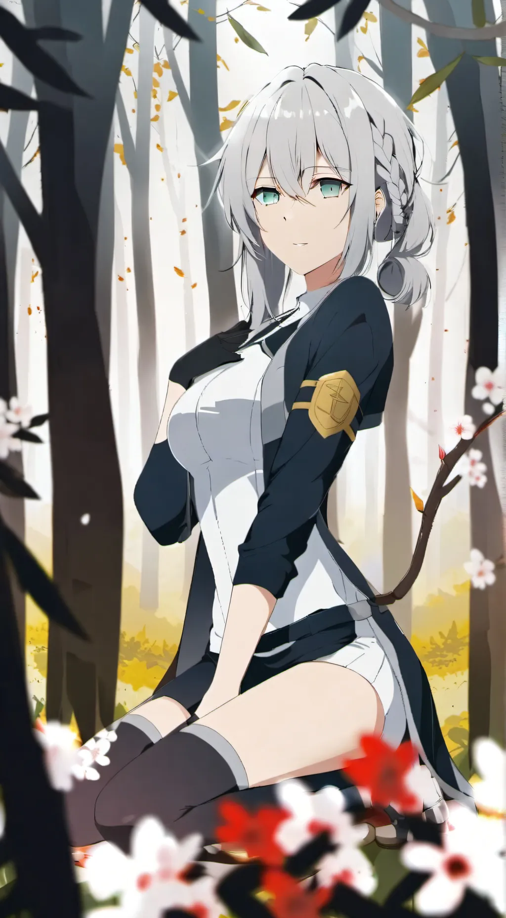 ai character: Rose background