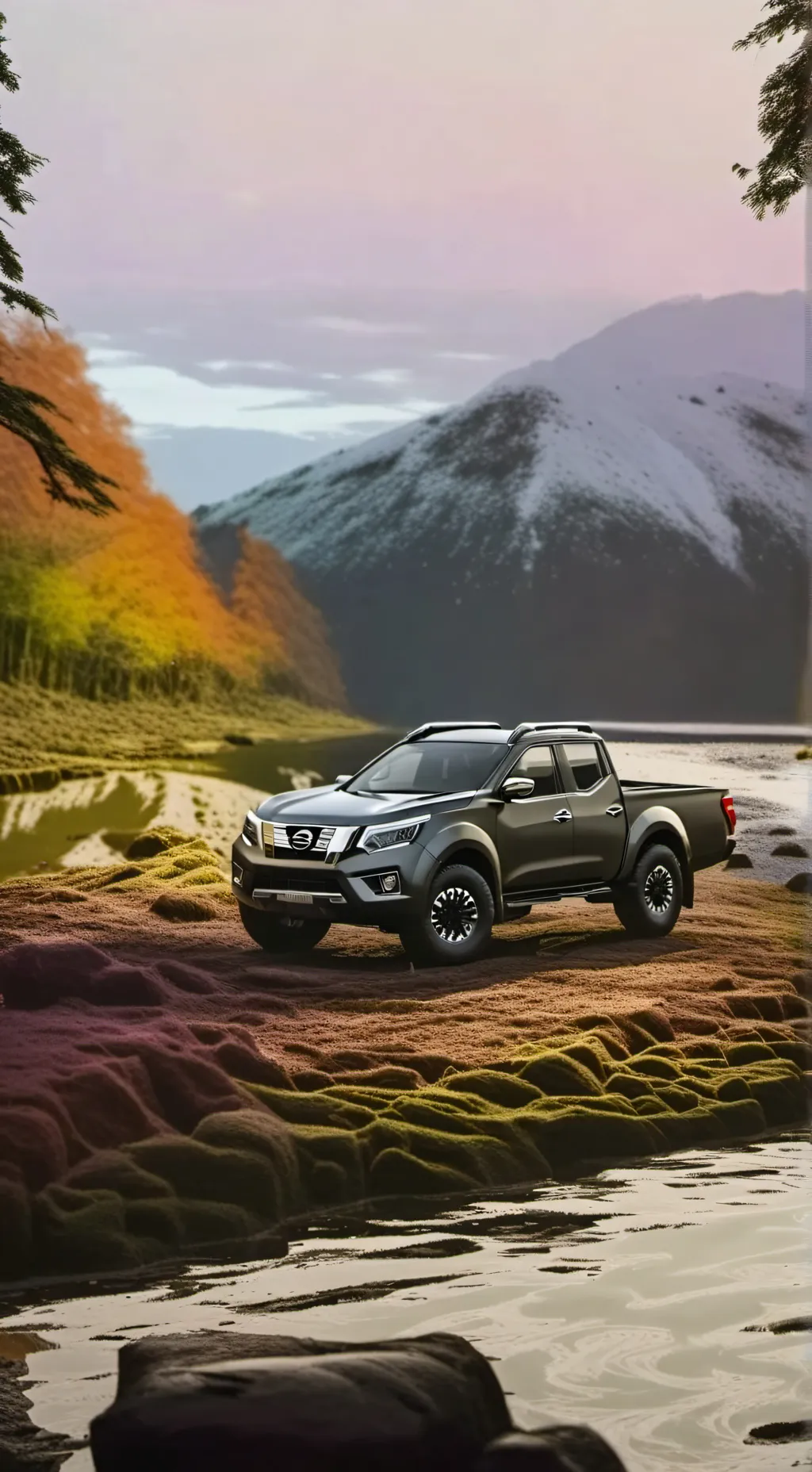 ai character: Nissan frontier  background