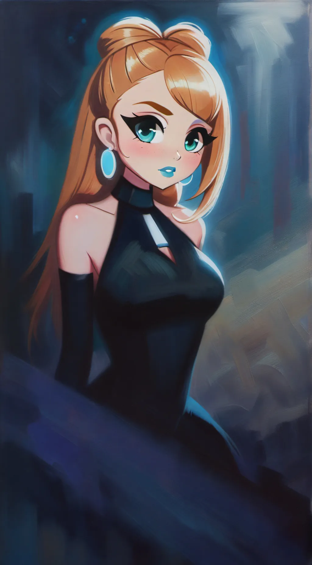 ai character: sky background