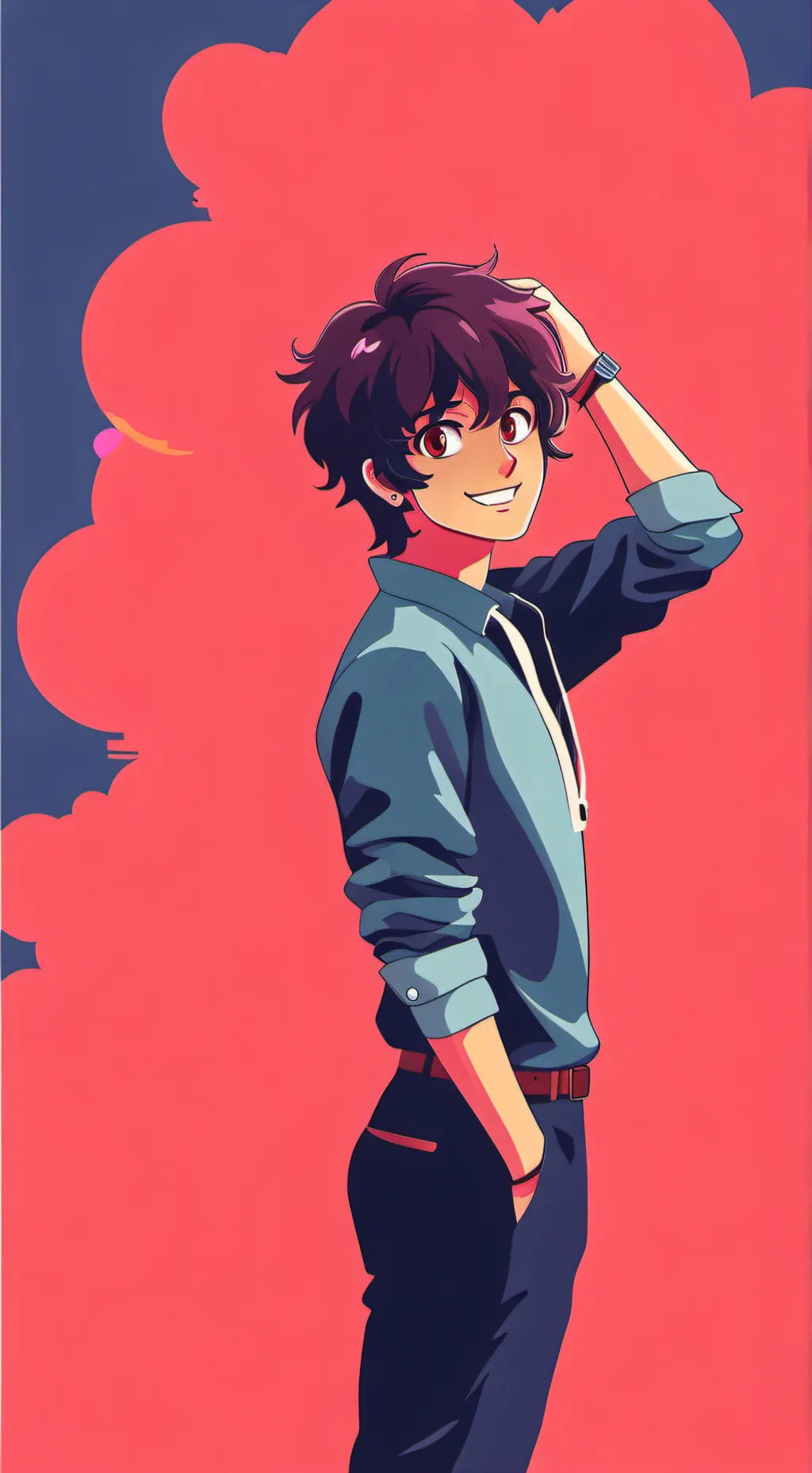 ai character: Aphmau kid!! background