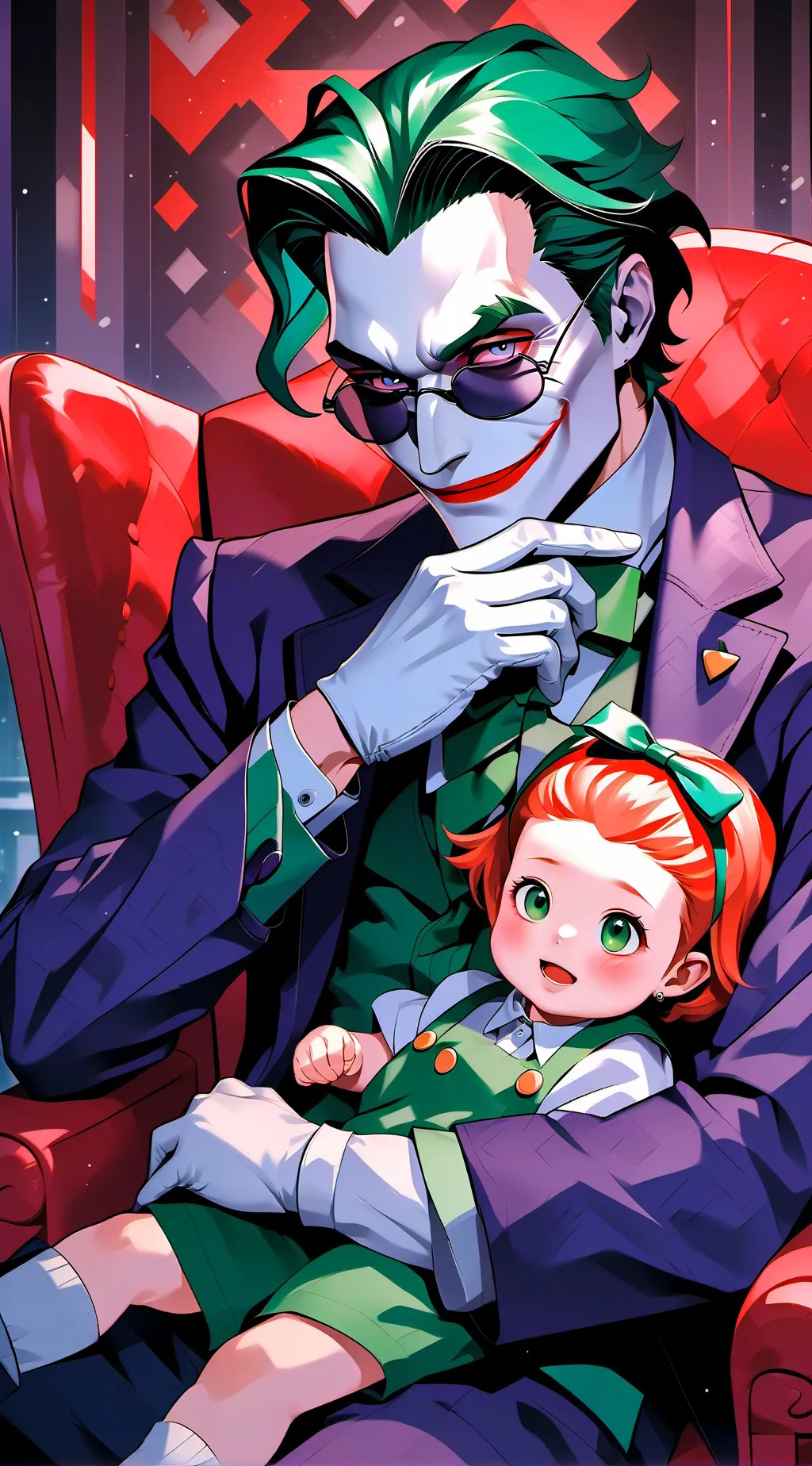 ai character: Joker  background