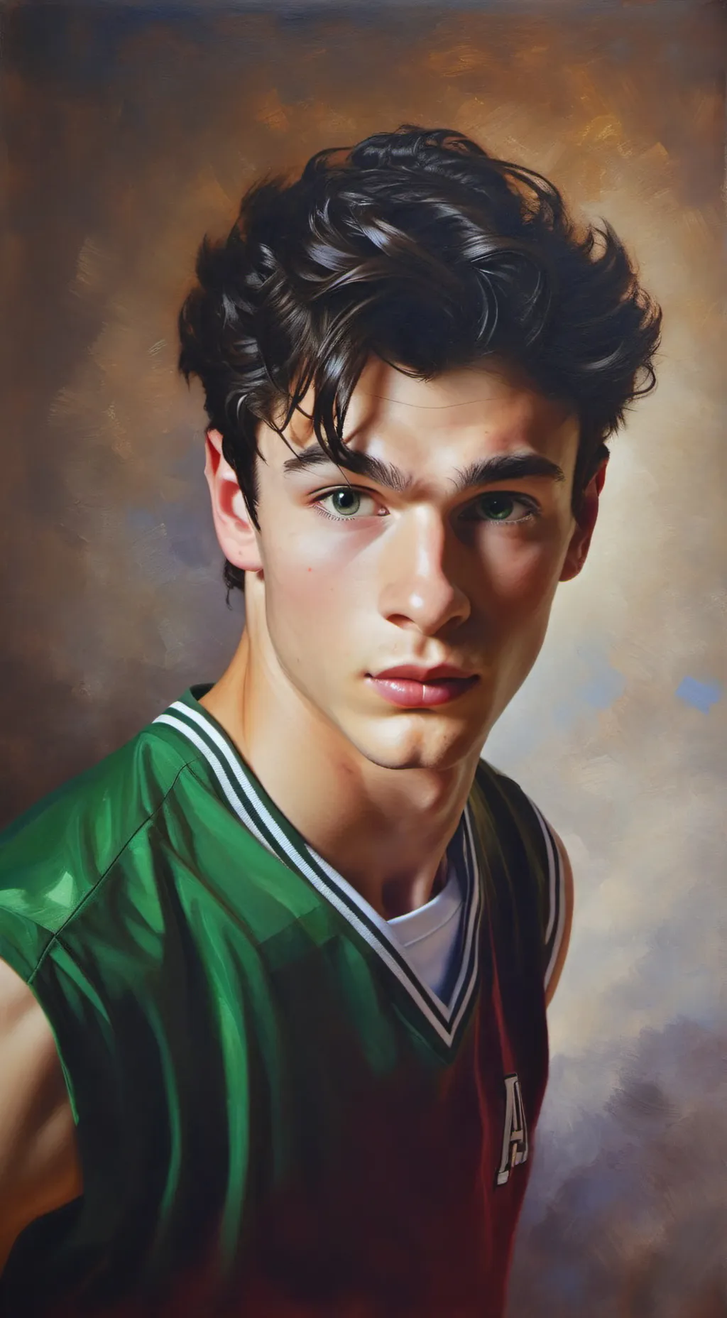 ai character: ✨️David🏀 background