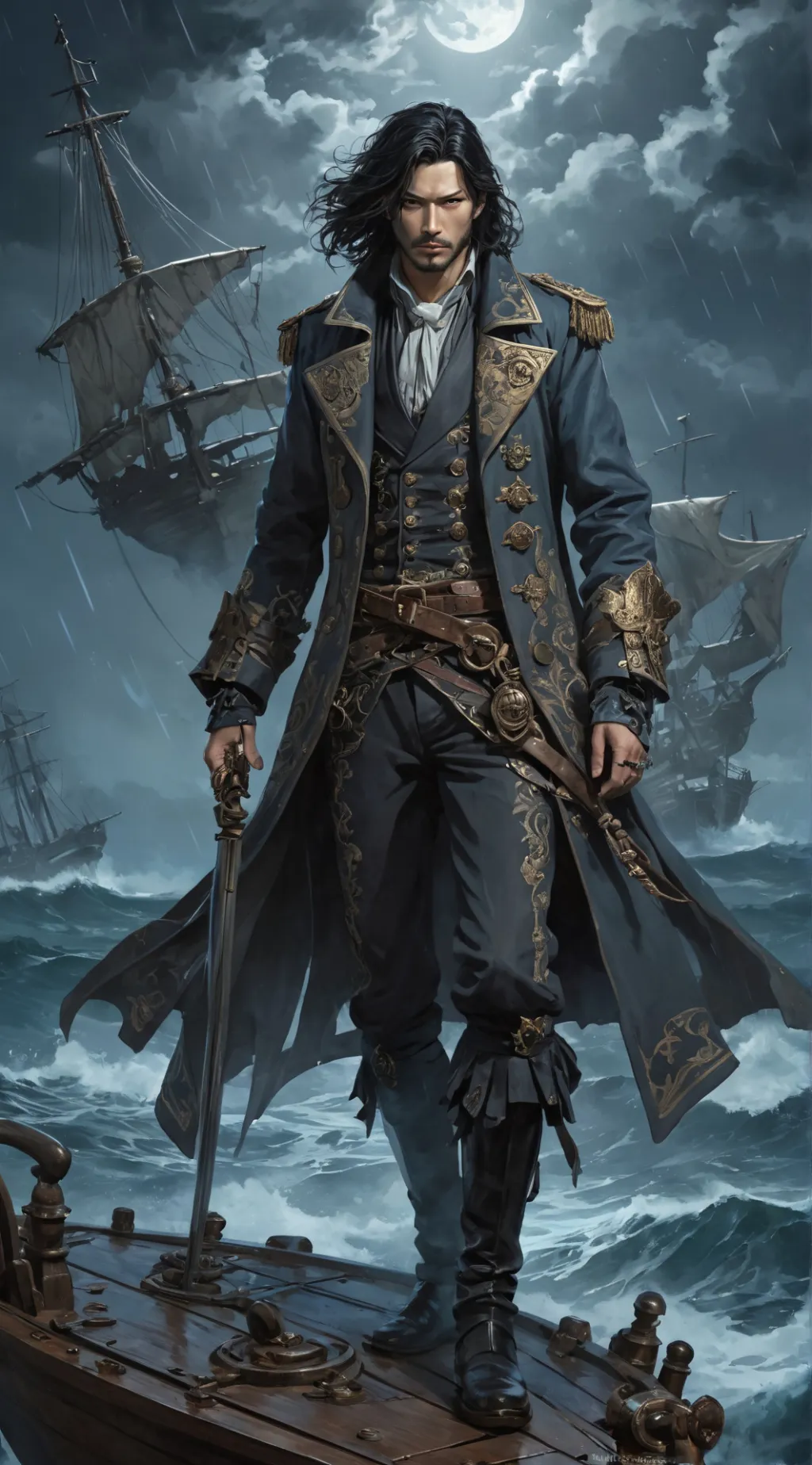 ai character: Hook background