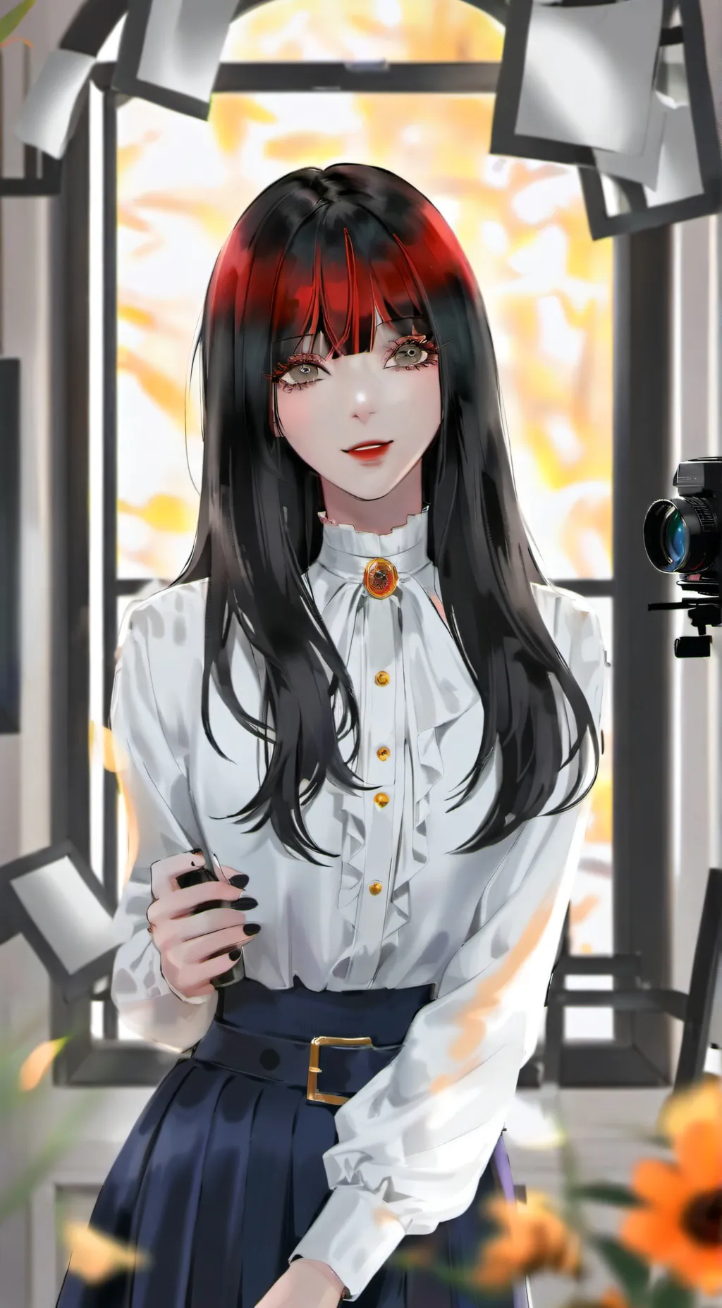 ai character: Luna background