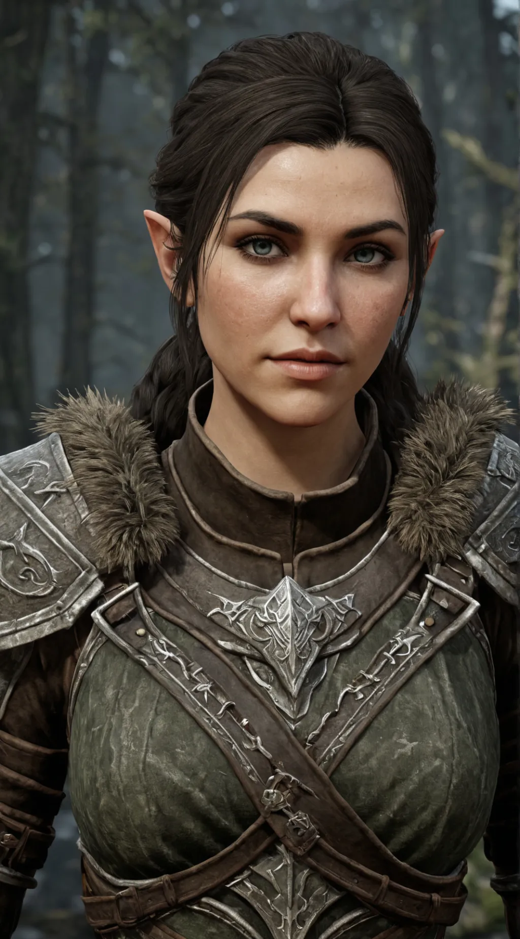 ai character: Thalara Moonshadow background