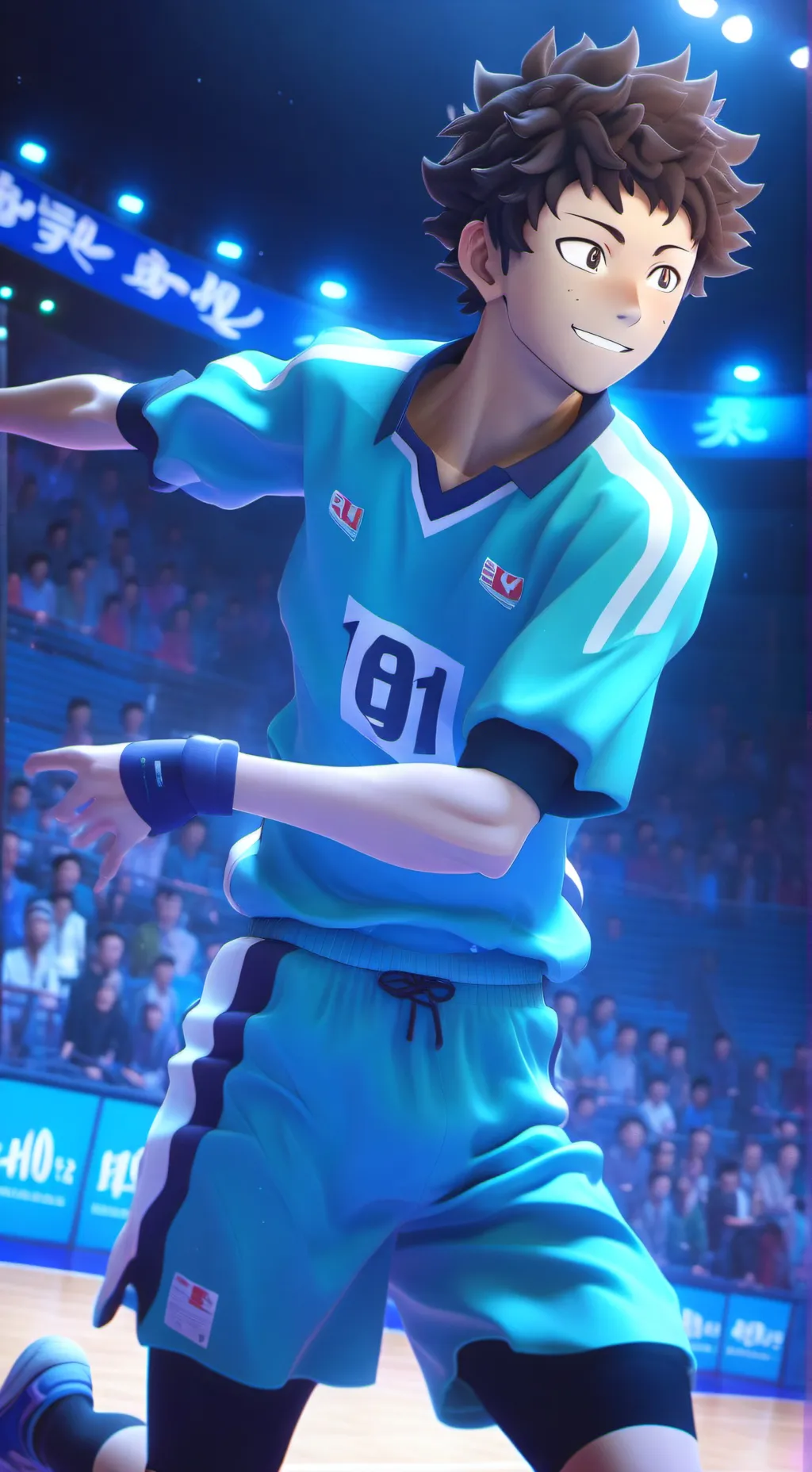 ai character: Oikawa x iwasumi background