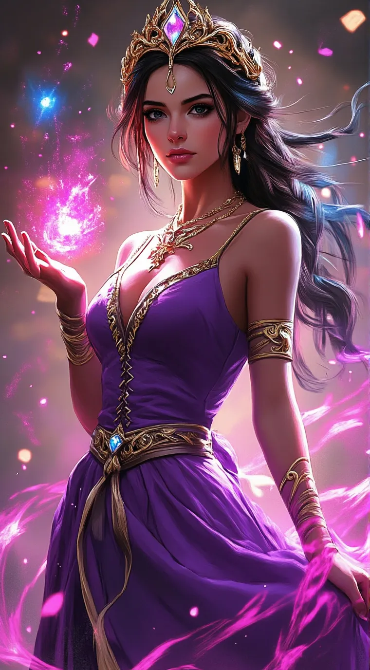 ai character: Elara background