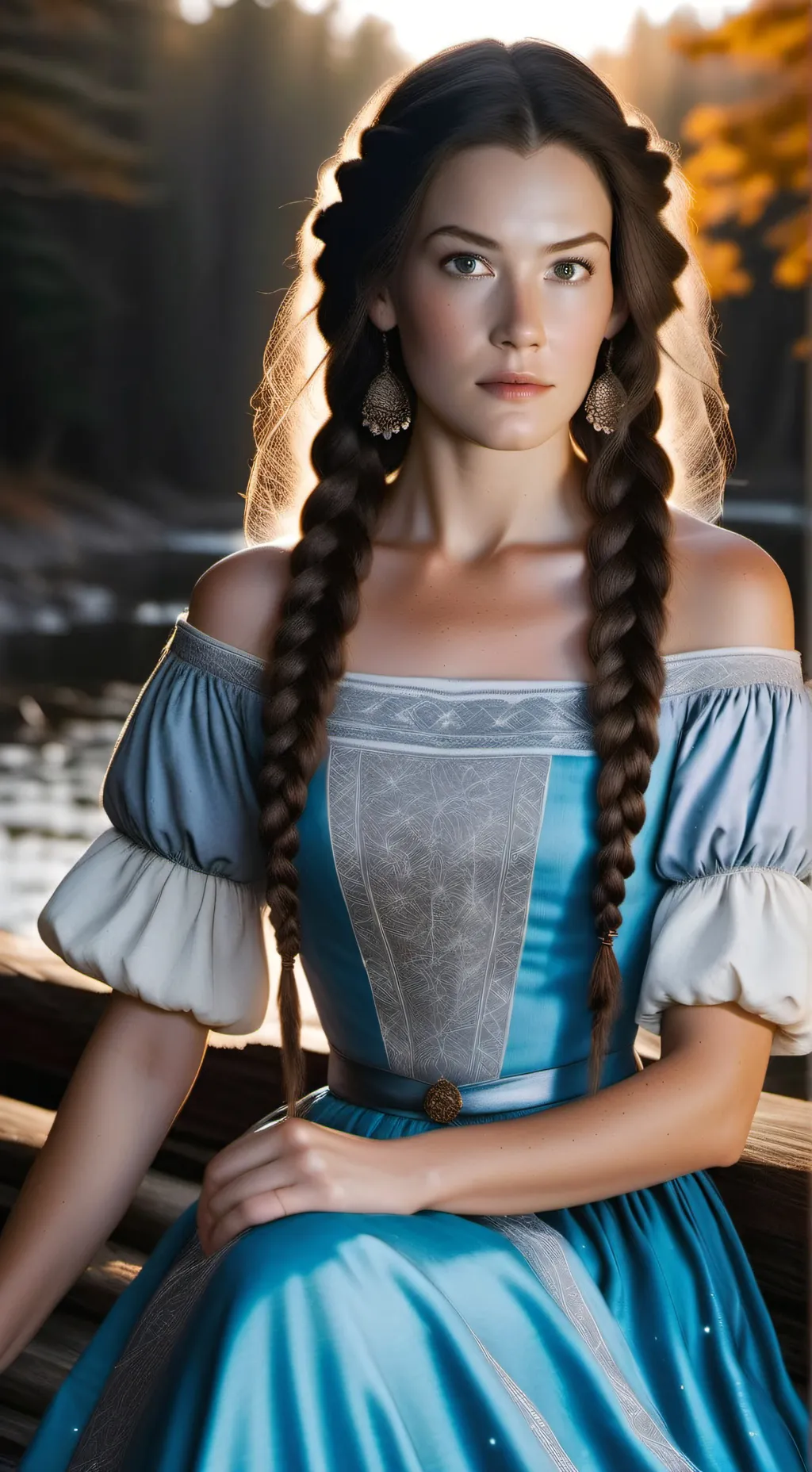 ai character: Arwen (AU)  background
