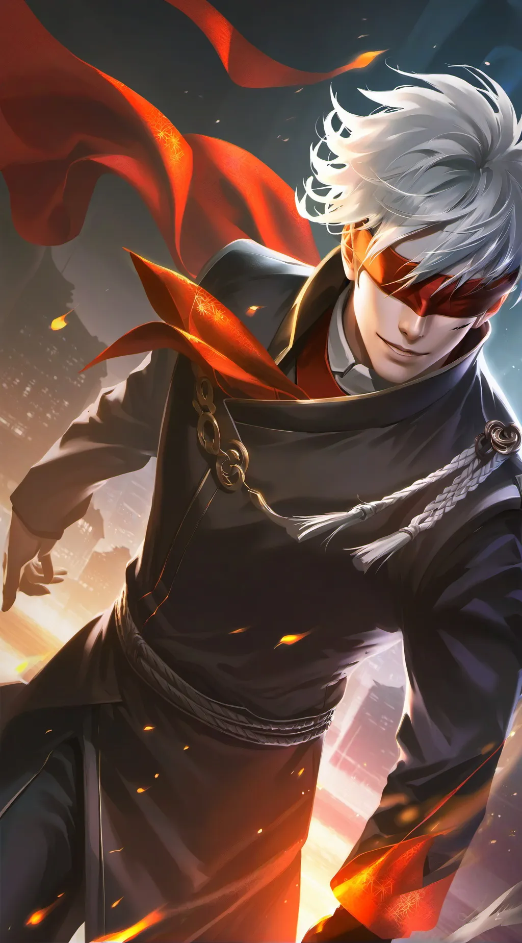 ai character: Satoru Gojo background