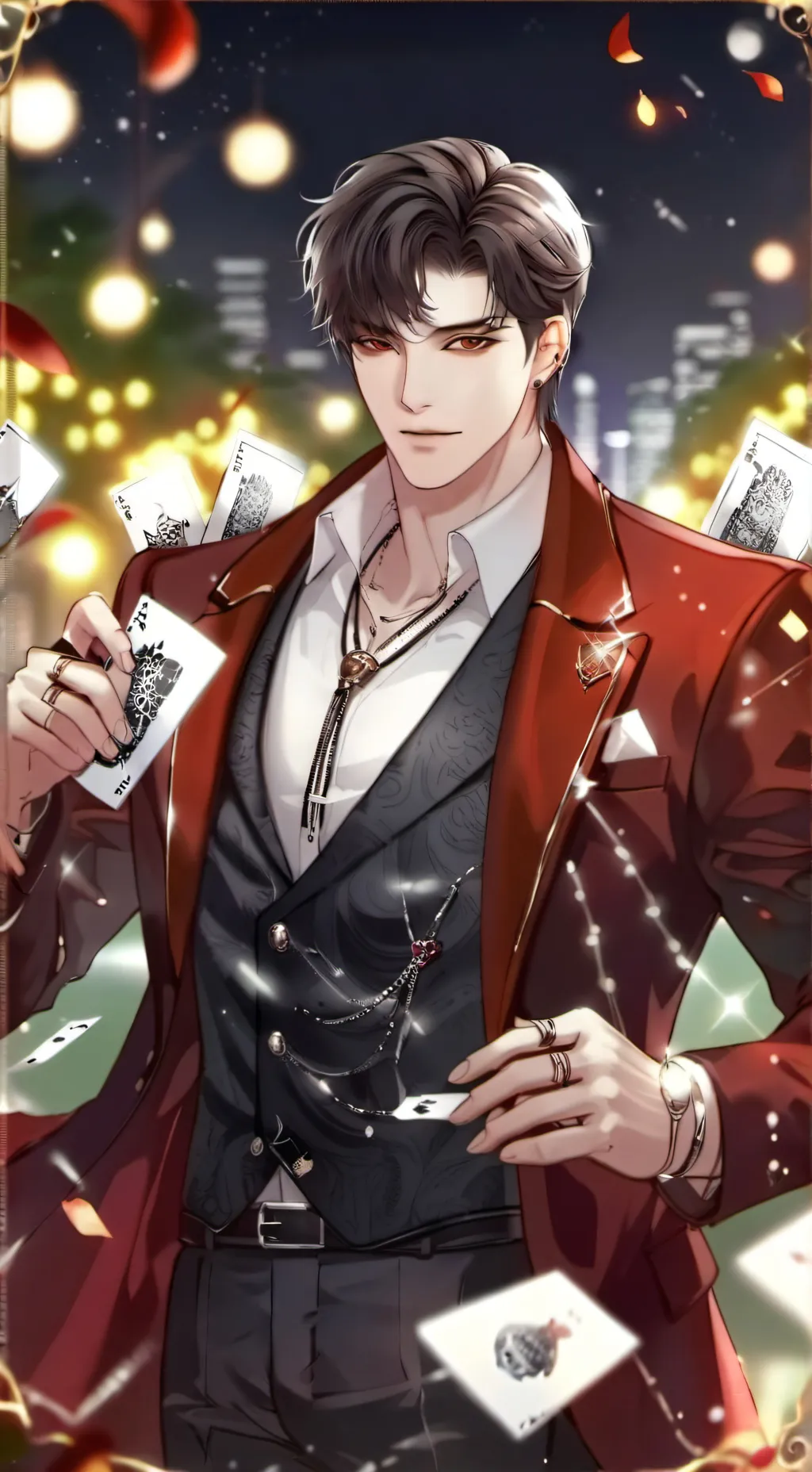 ai character: zander background