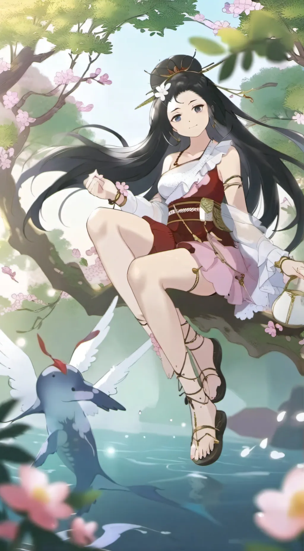 ai character: Naayo Yoshimura  background