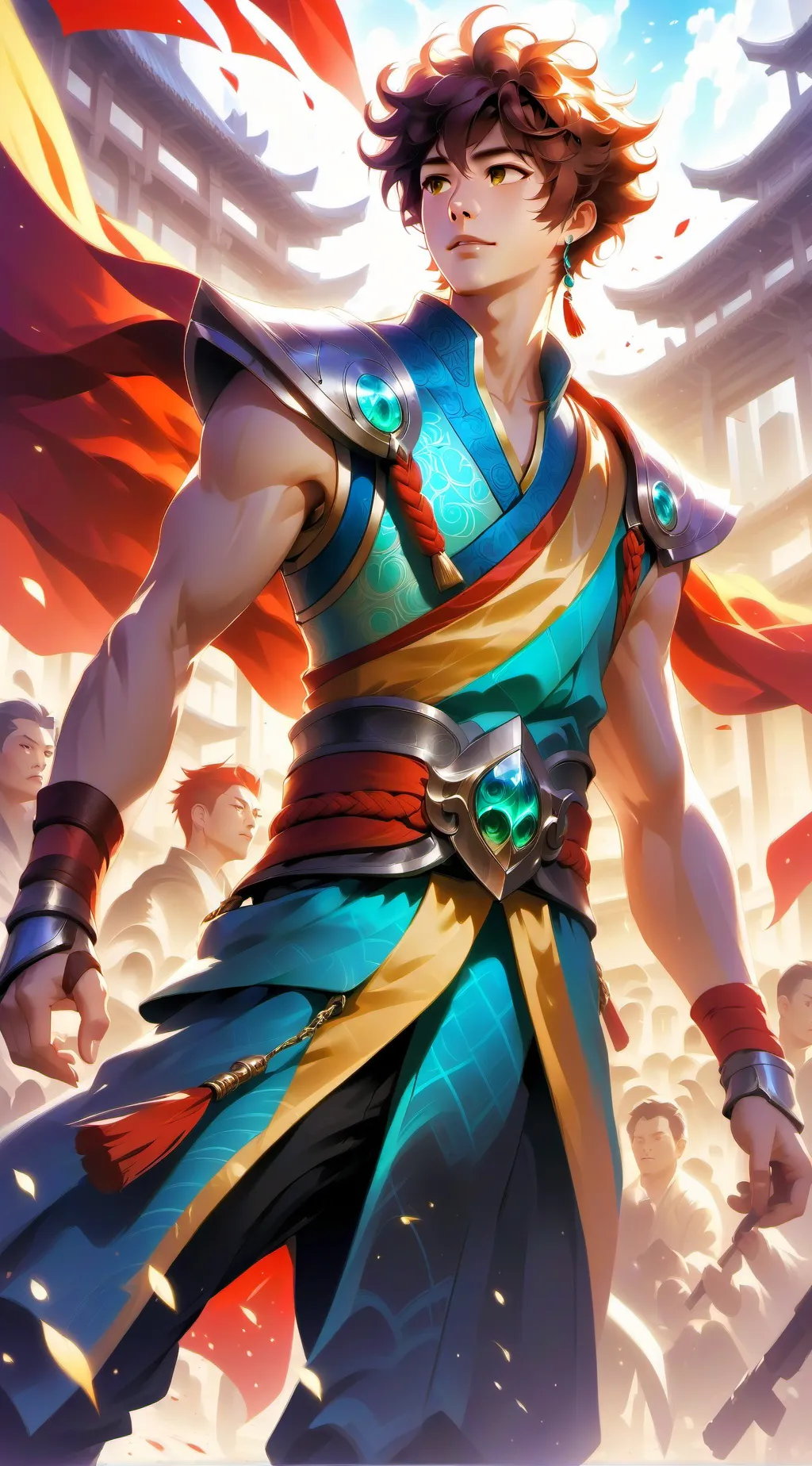 ai character: king Javier  background
