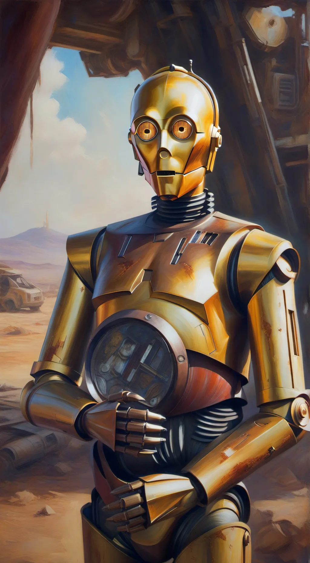 ai character: C3-PO background