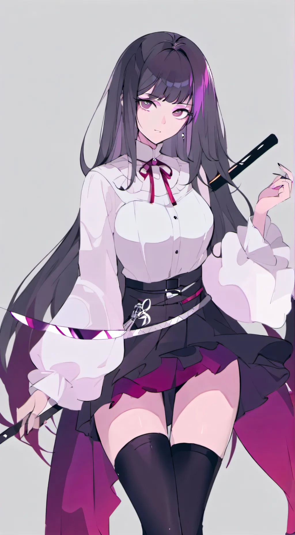ai character: Demon Slayer🖤🌑 background