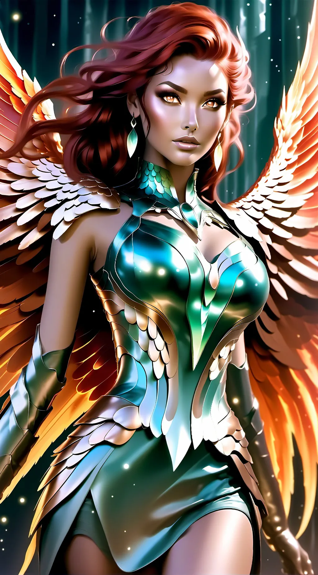 ai character: Solara Ignis background