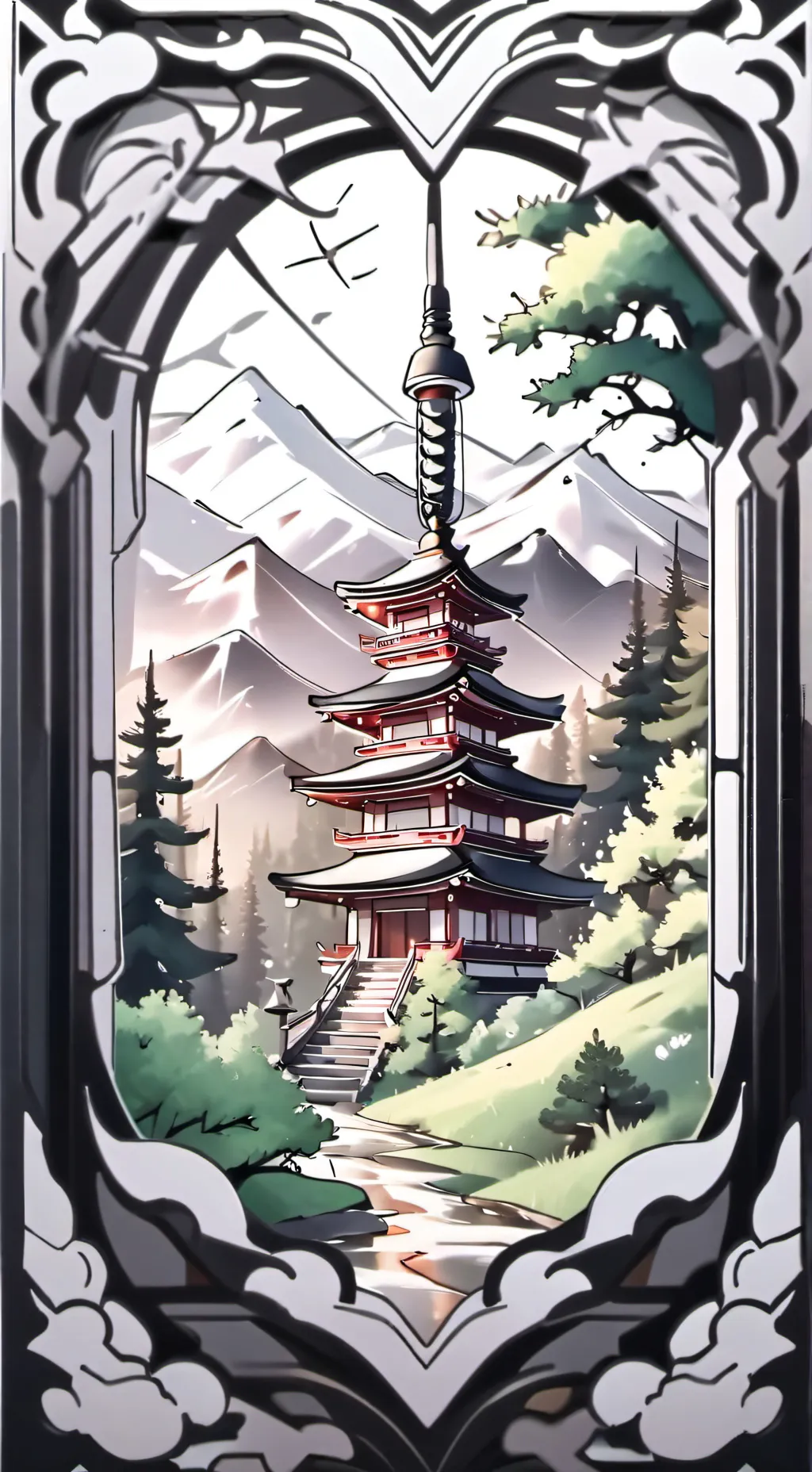 ai character: The battle of love background
