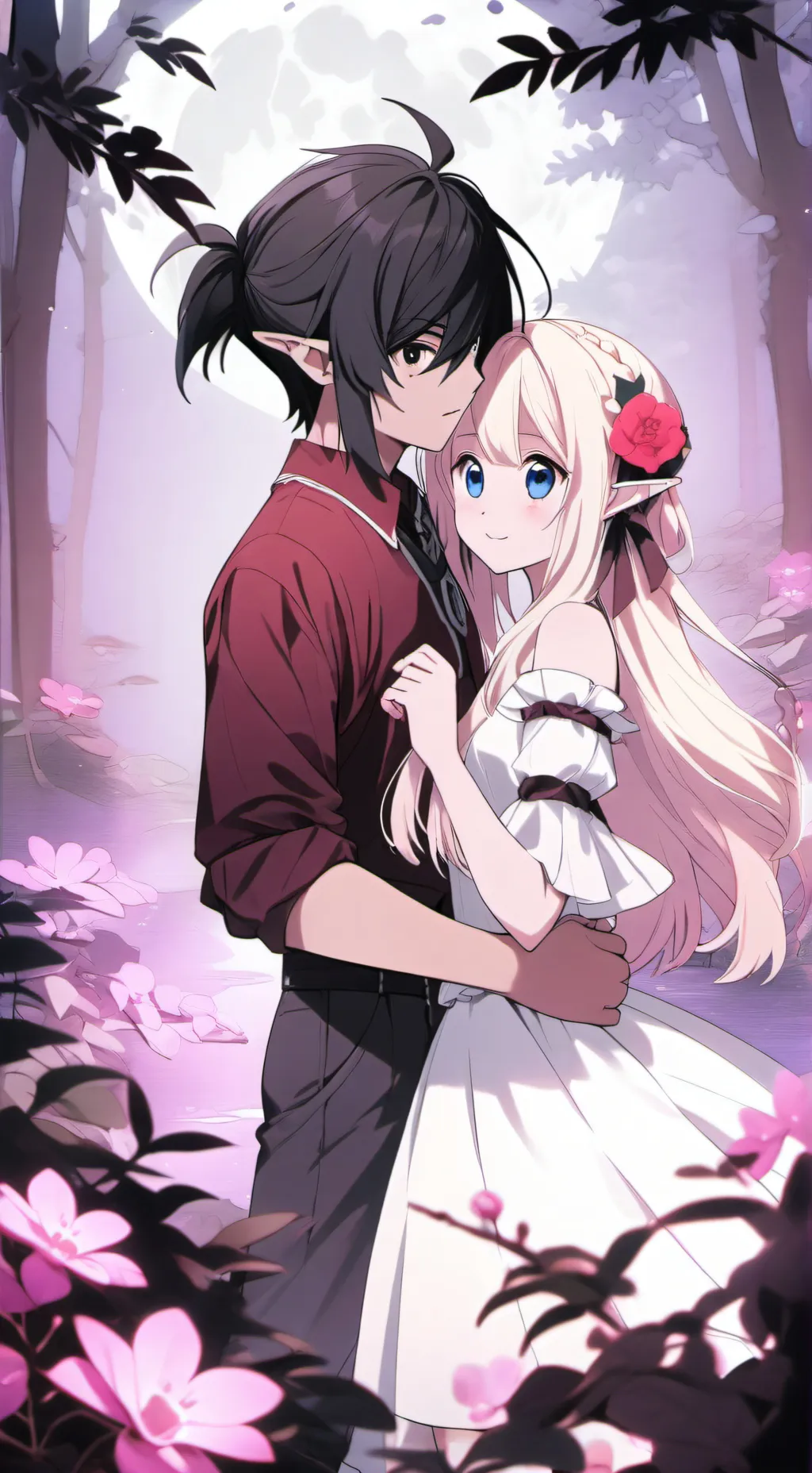 ai character: mha elf background