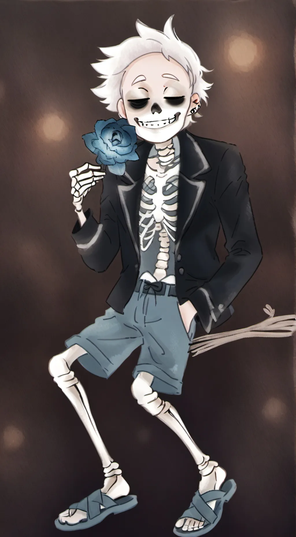 ai character: kustard ut x uf background