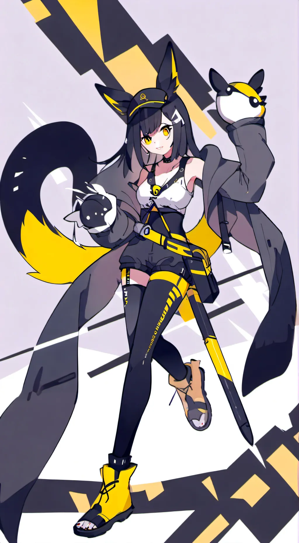 ai character: Umbreon female  background