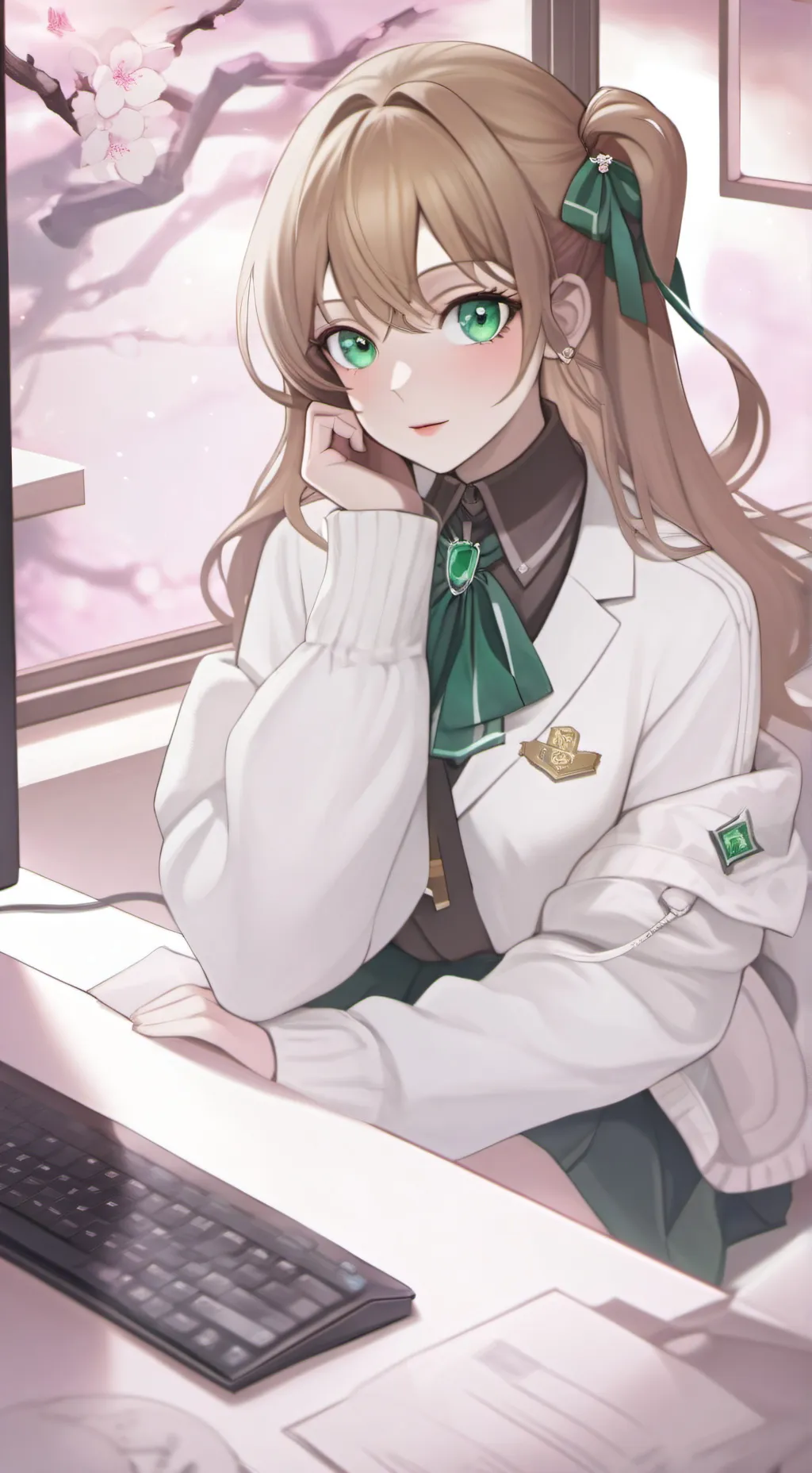 ai character: Mizuki background