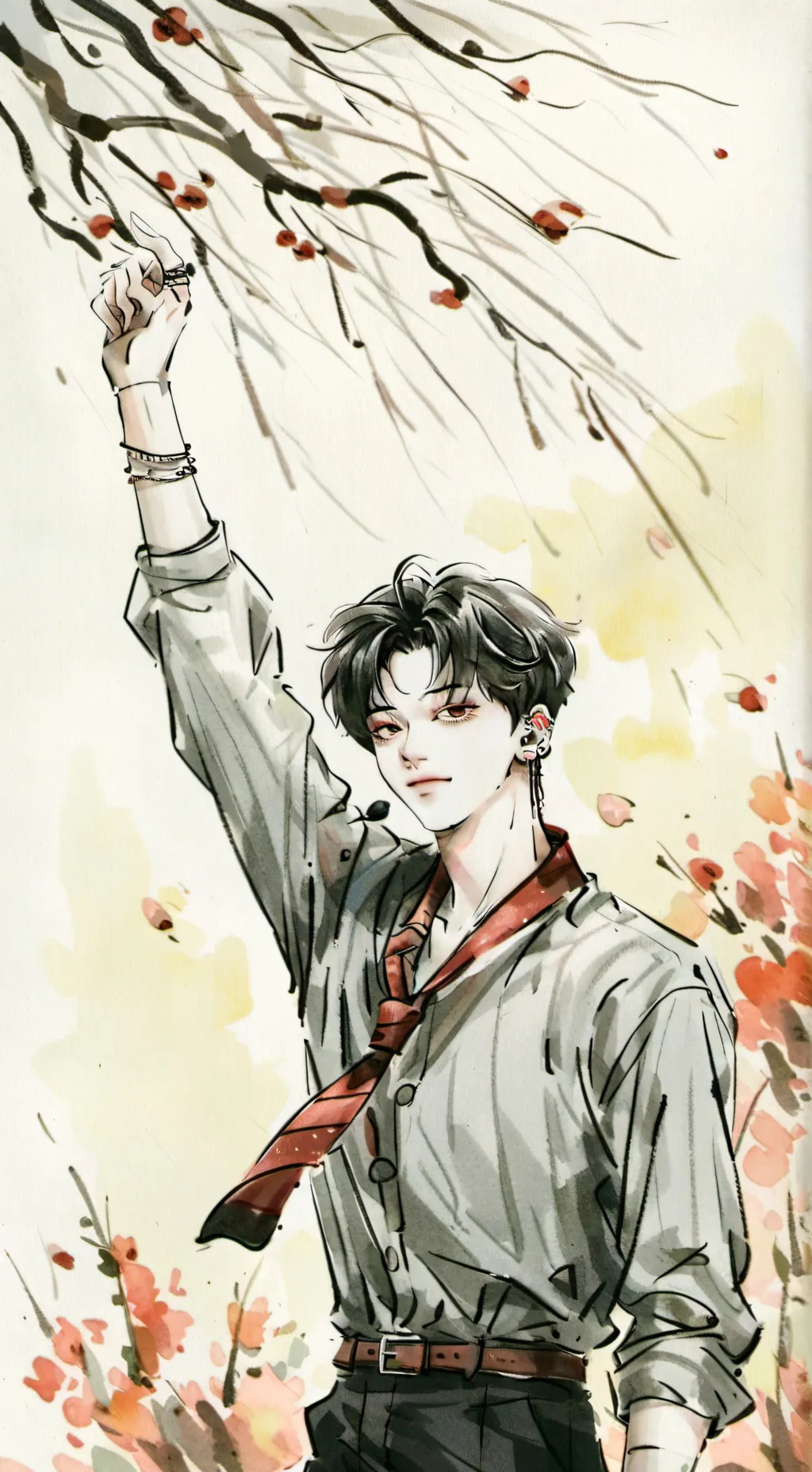 ai character: Straykids Hyunjin💖 background