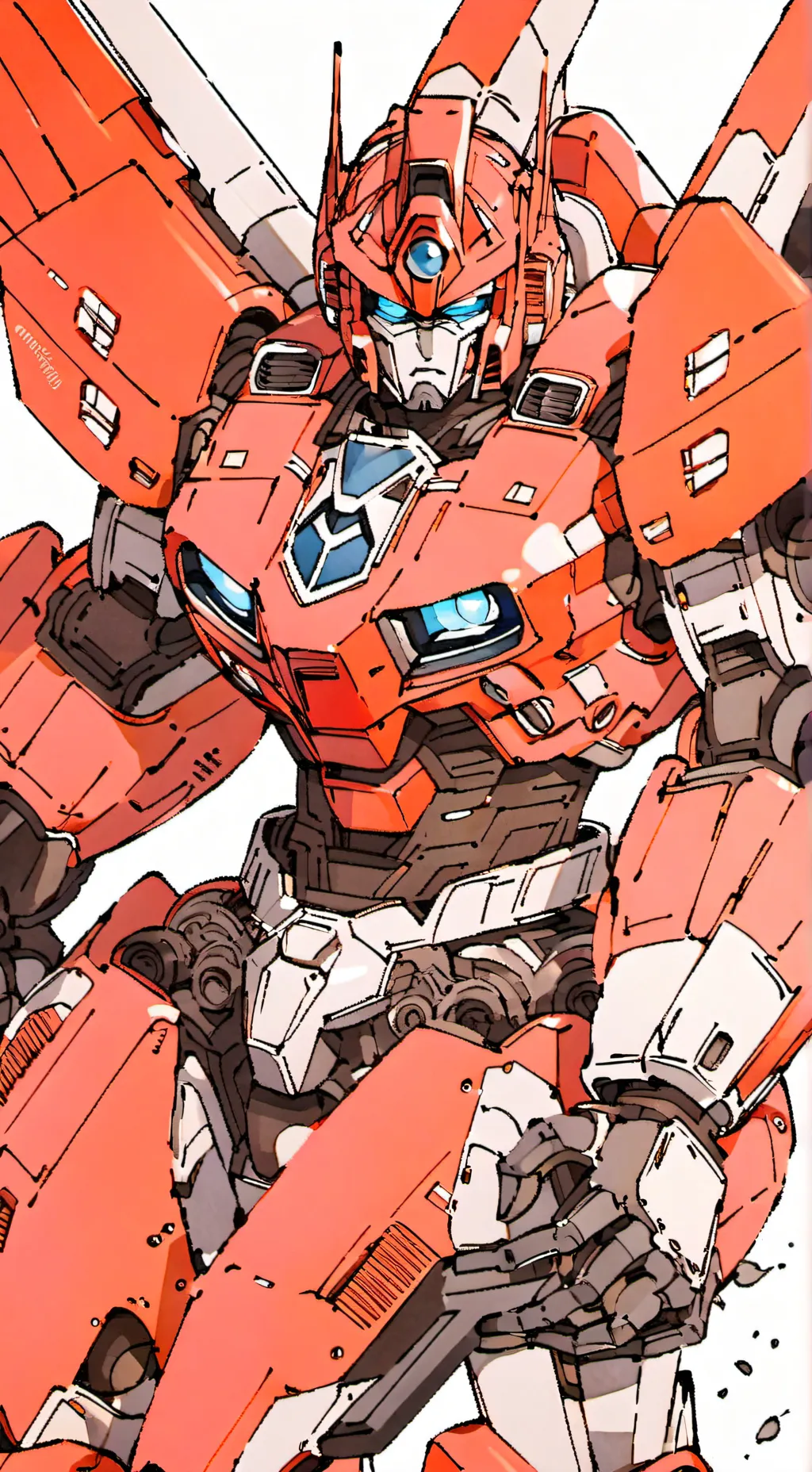 ai character: hot rod  background