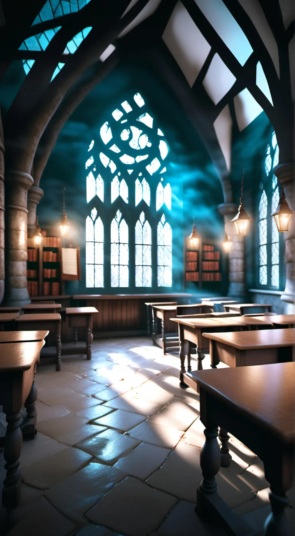ai character: ~~hogwarts~~ background