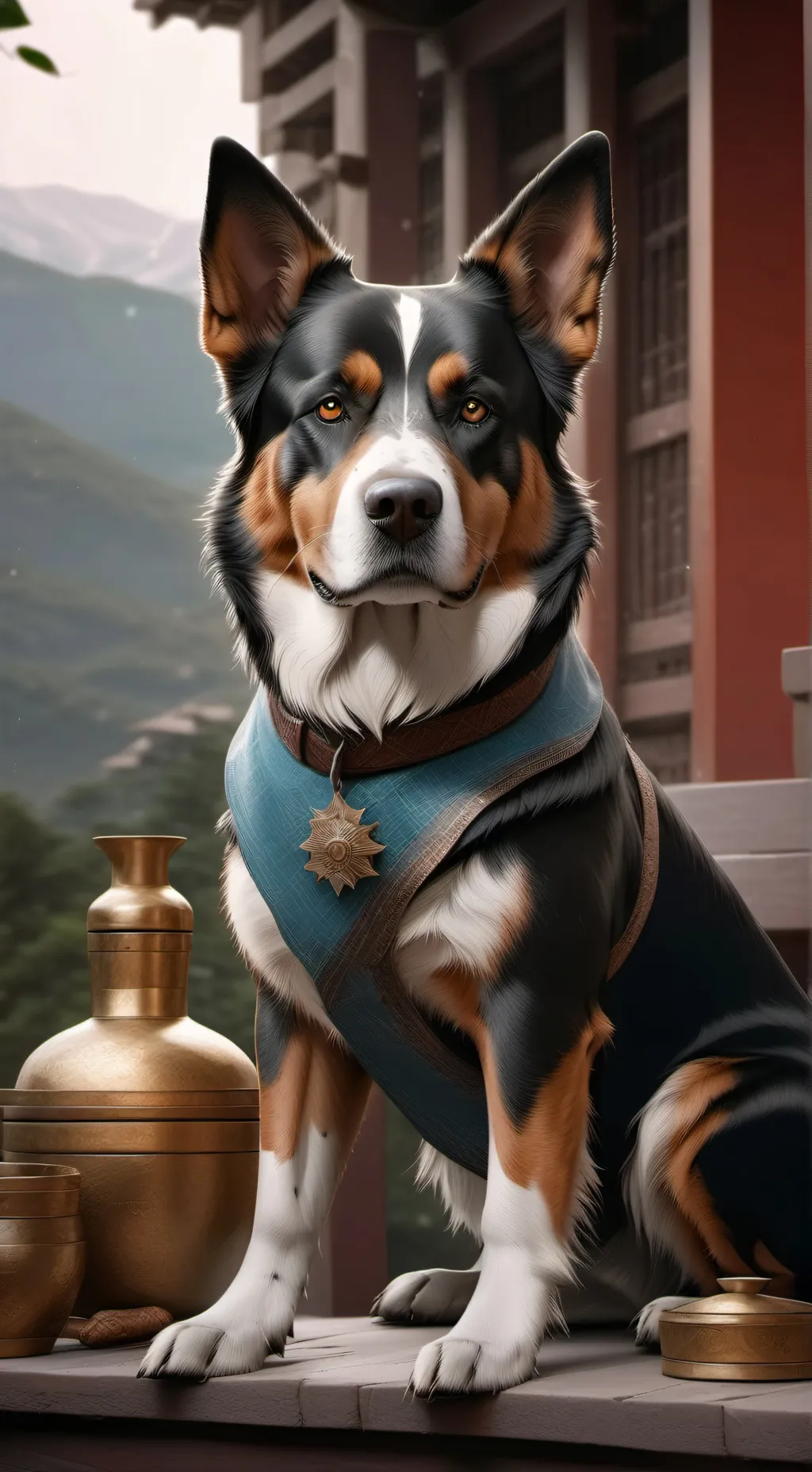 ai character: milo the dogge background