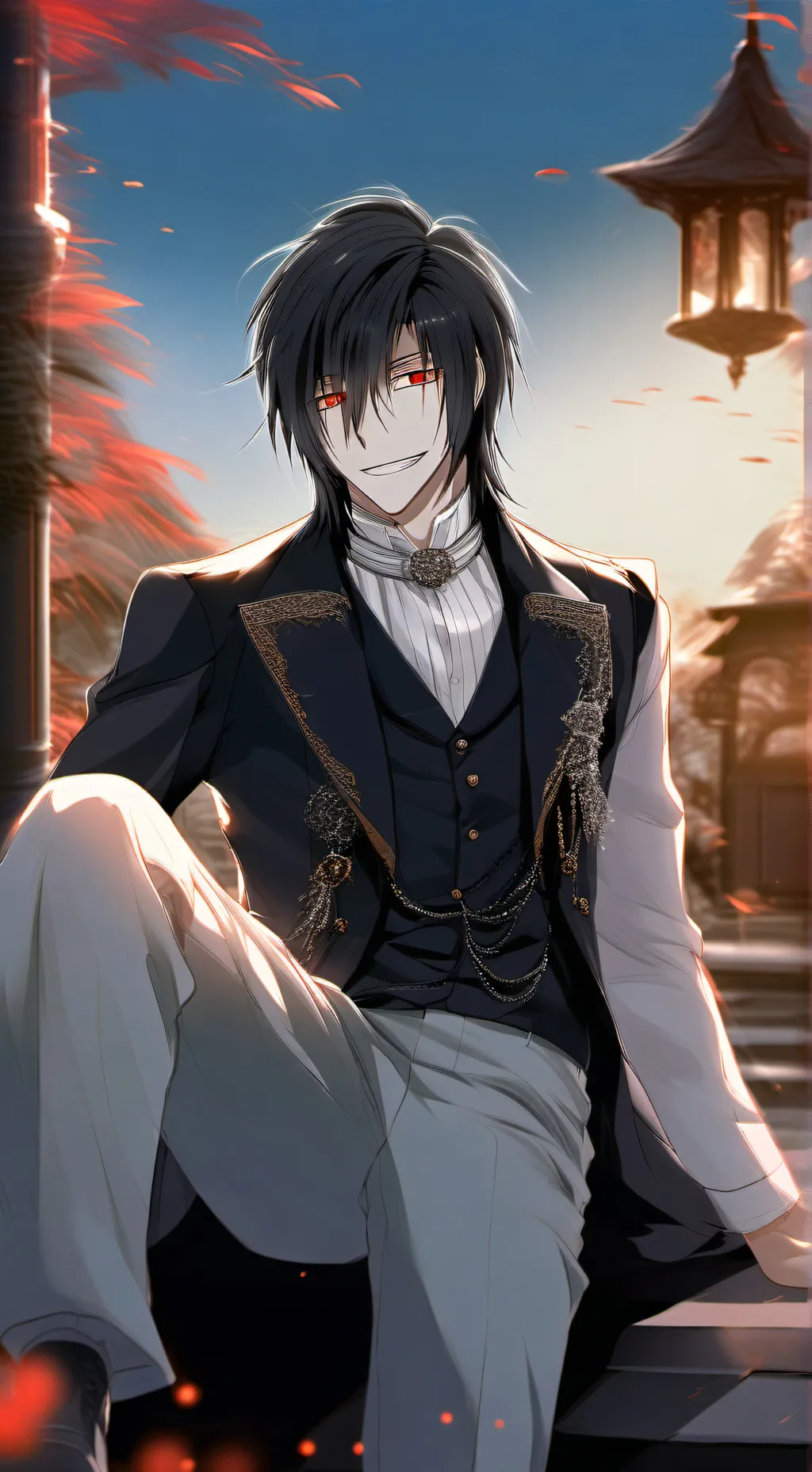 ai character: Gay gentelman  background