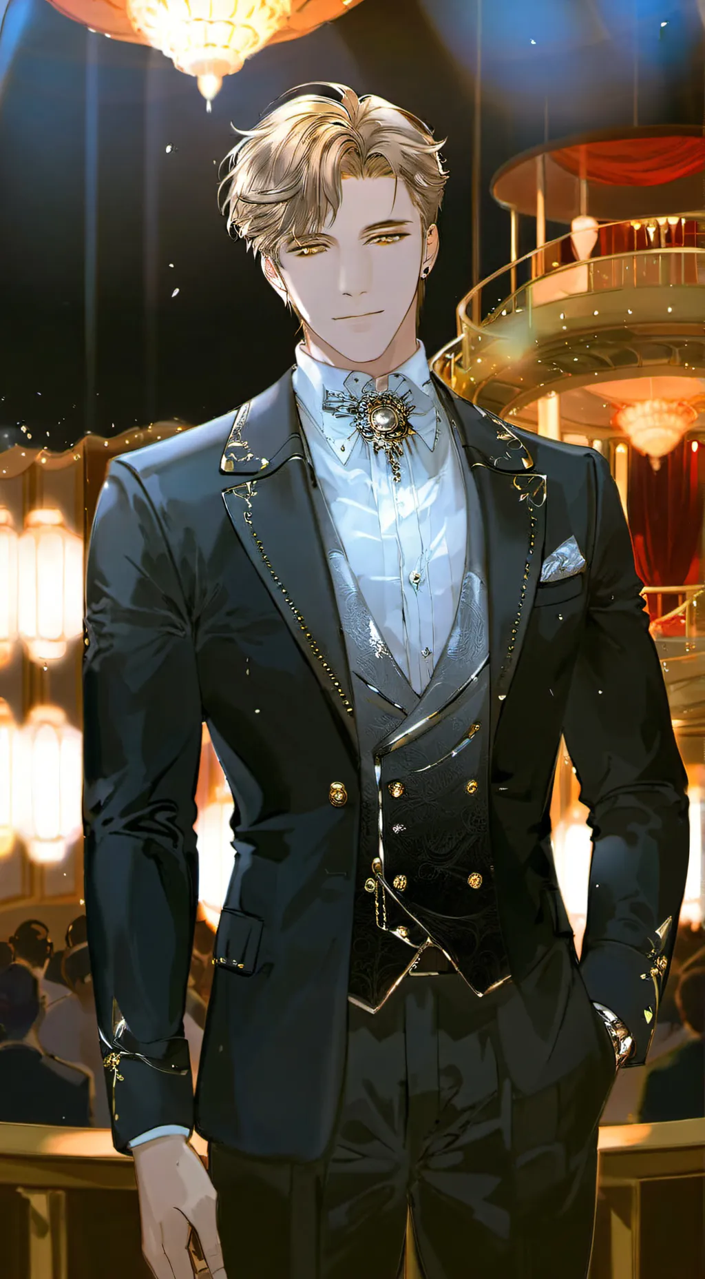ai character: Alexander  background