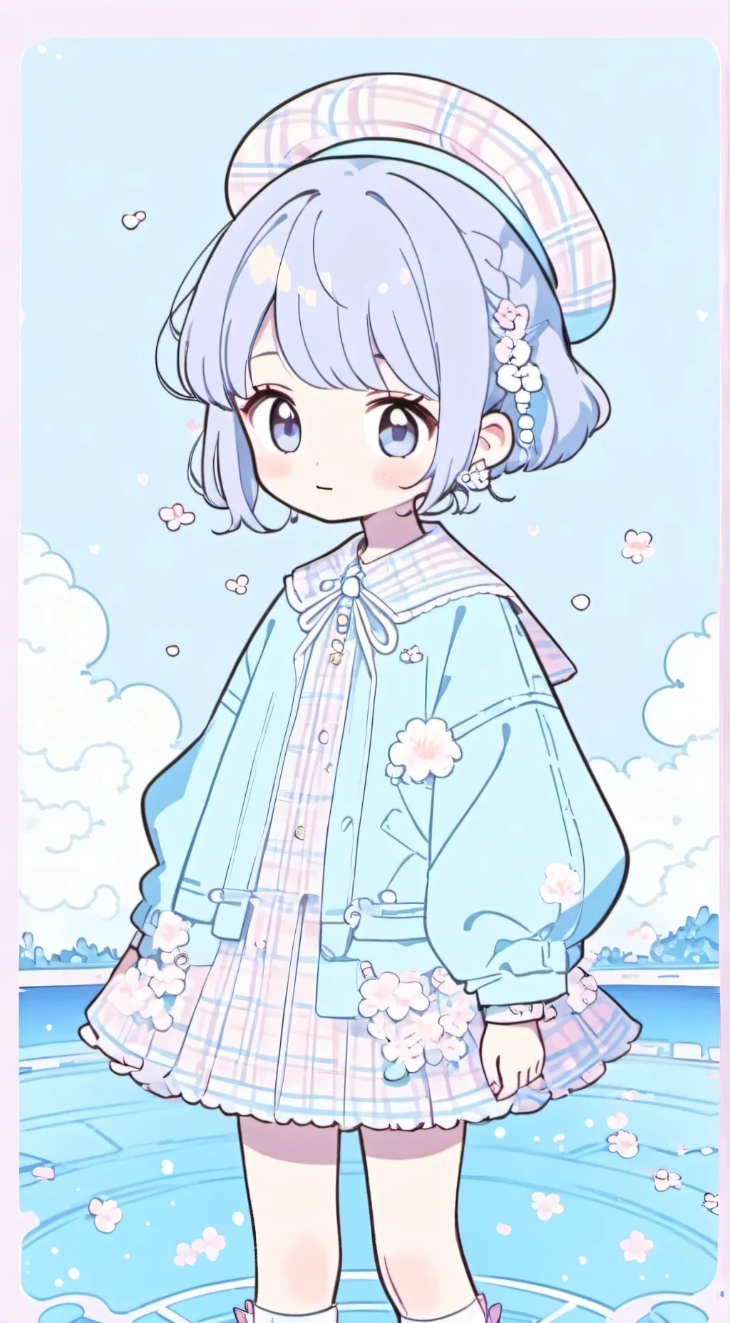 ai character: no anything background