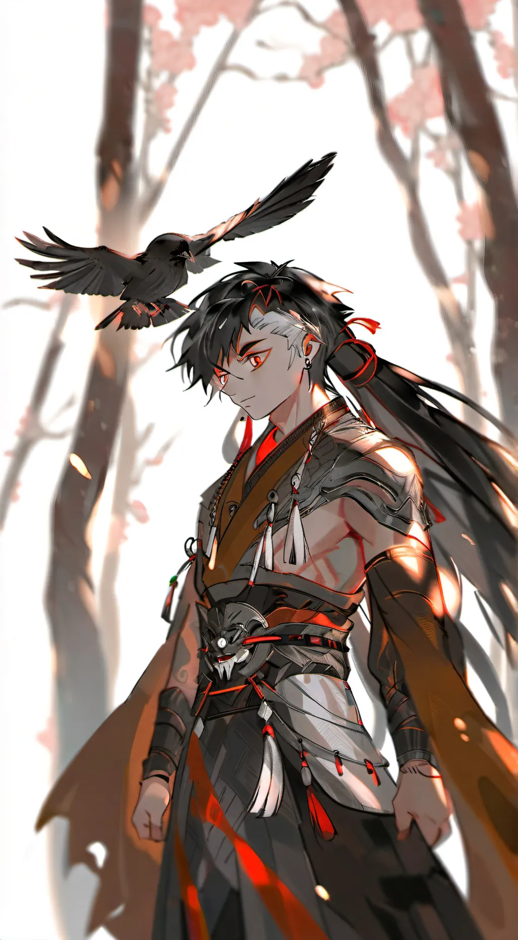 ai character: Katsuki Bakugo background