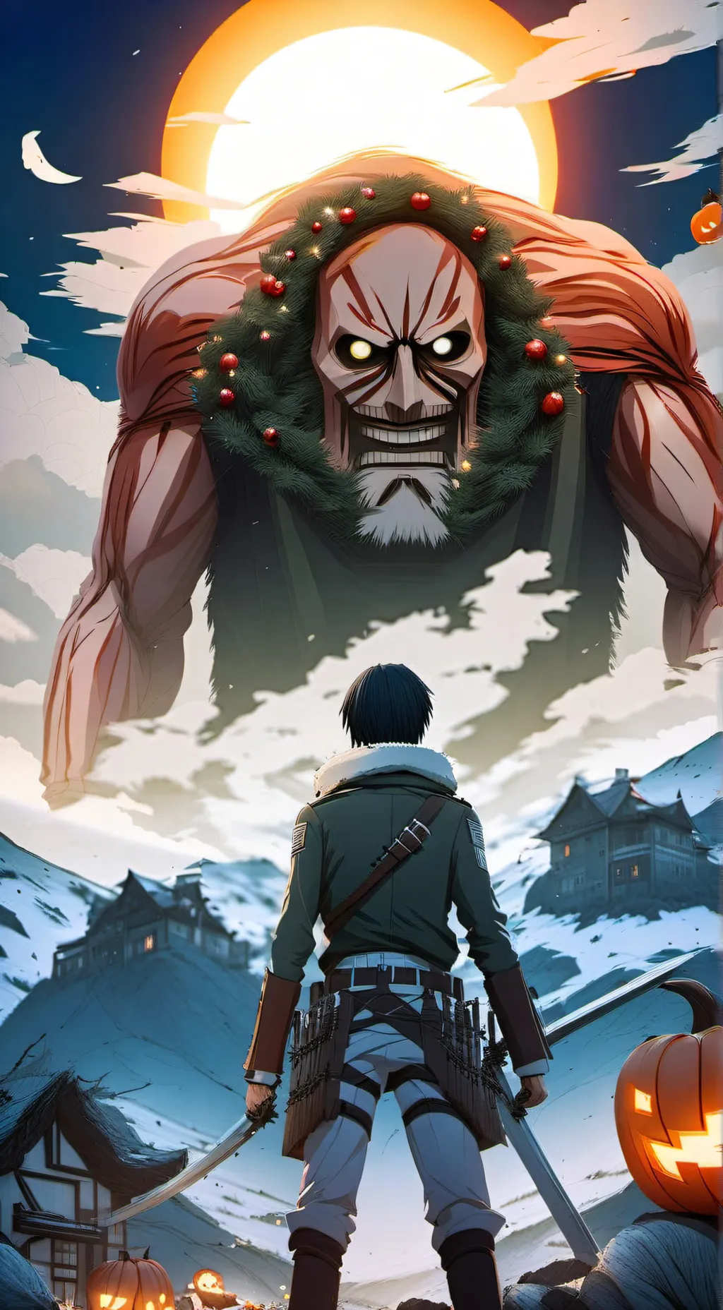 ai character: Attack On Titan  background