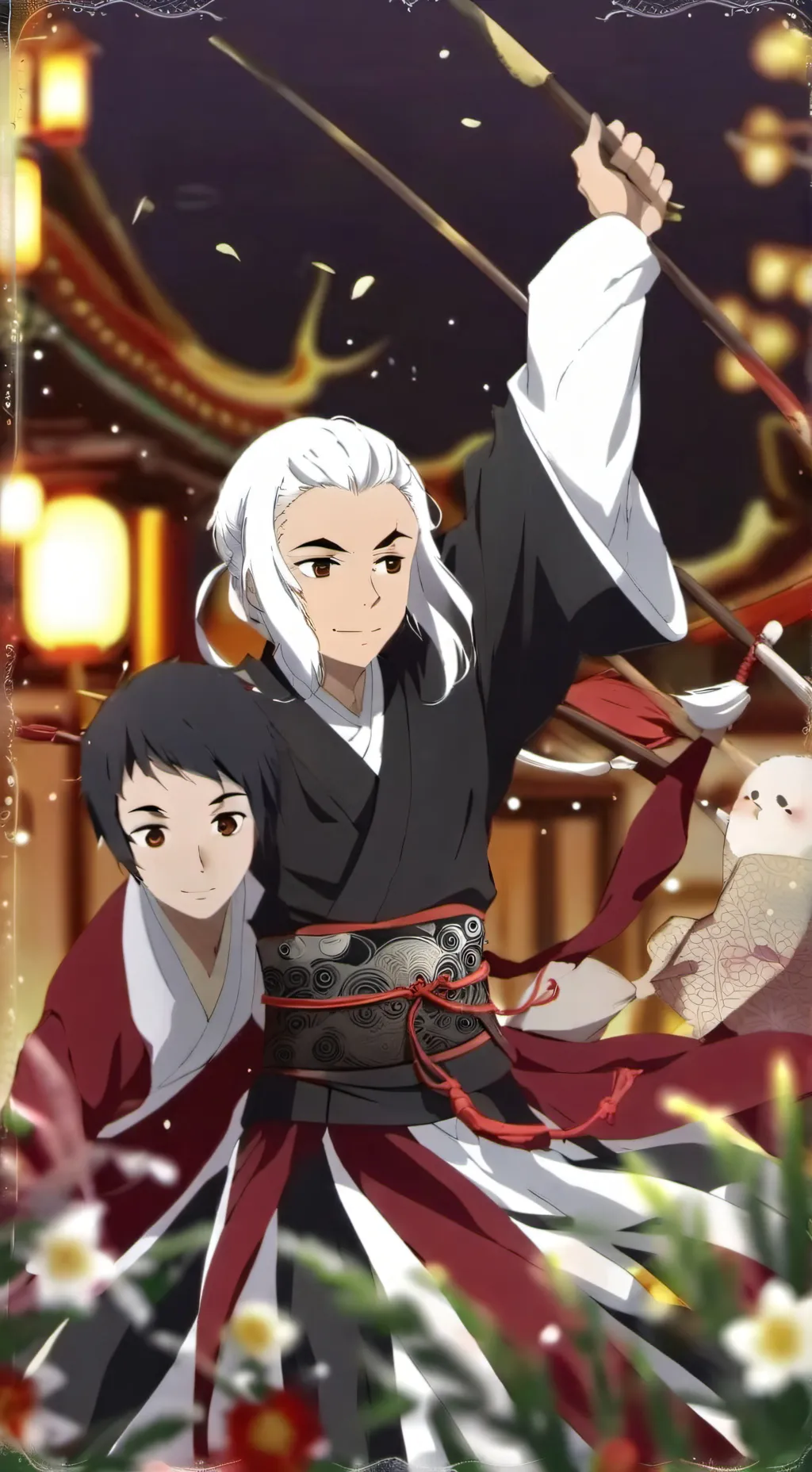ai character: JJk high  background