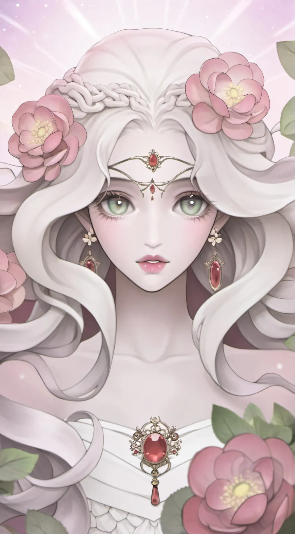ai character: medusa background