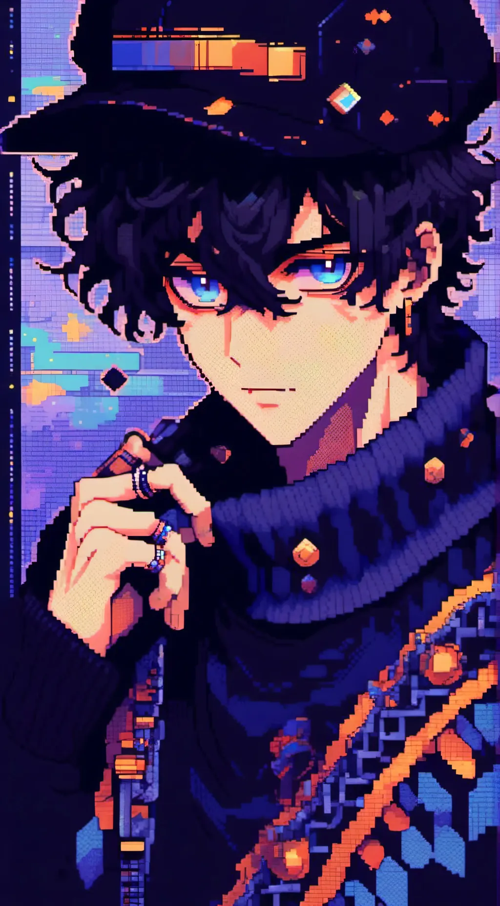 ai character: 🐬•Jotaro•🐬 background