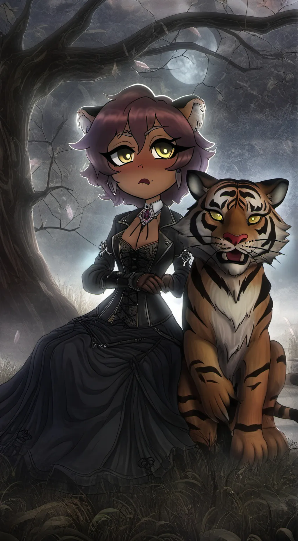 ai character: ☆Twisted Mady☆ background
