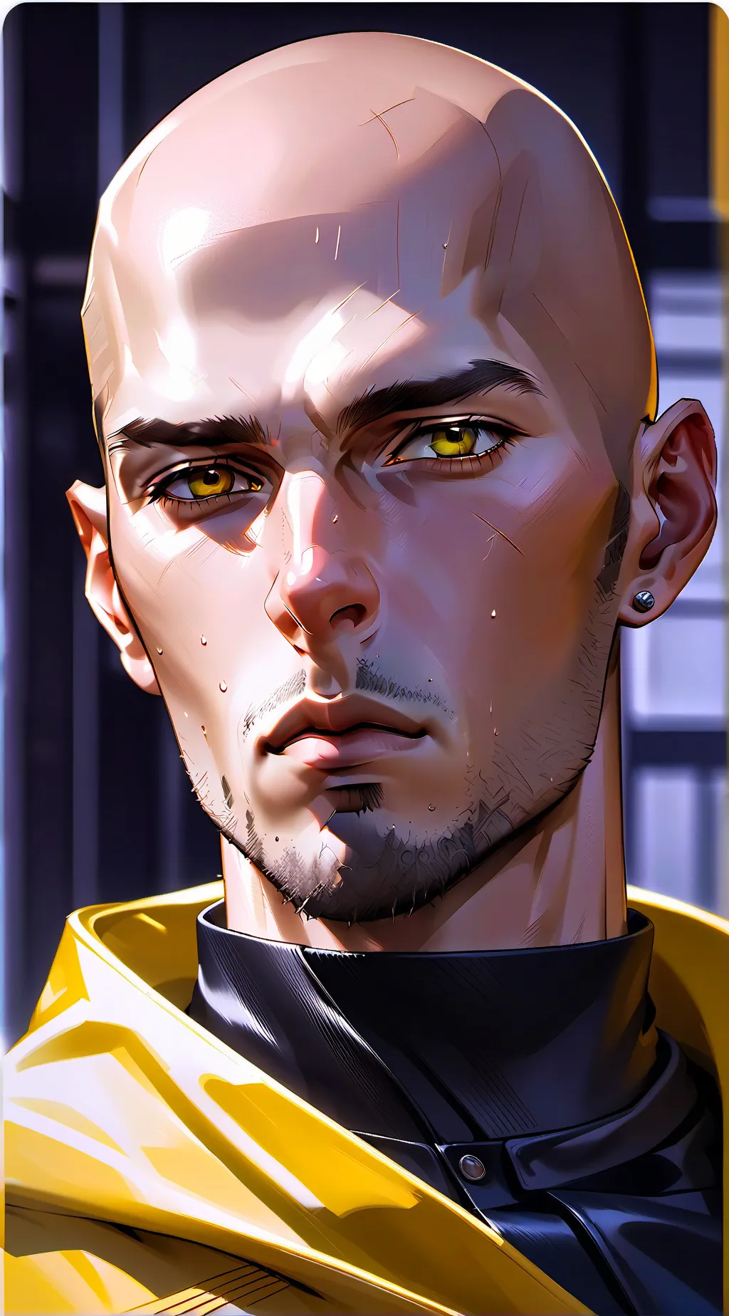 ai character: Saitama background