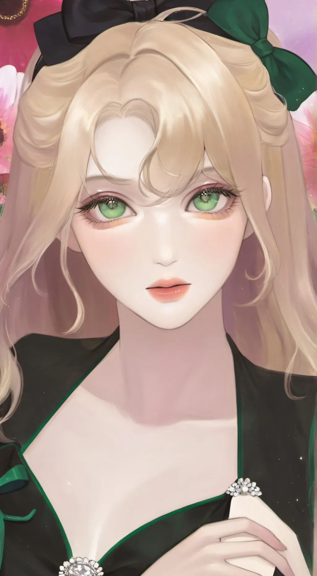 ai character: 🤍🩷Alice 🩷🤍 background