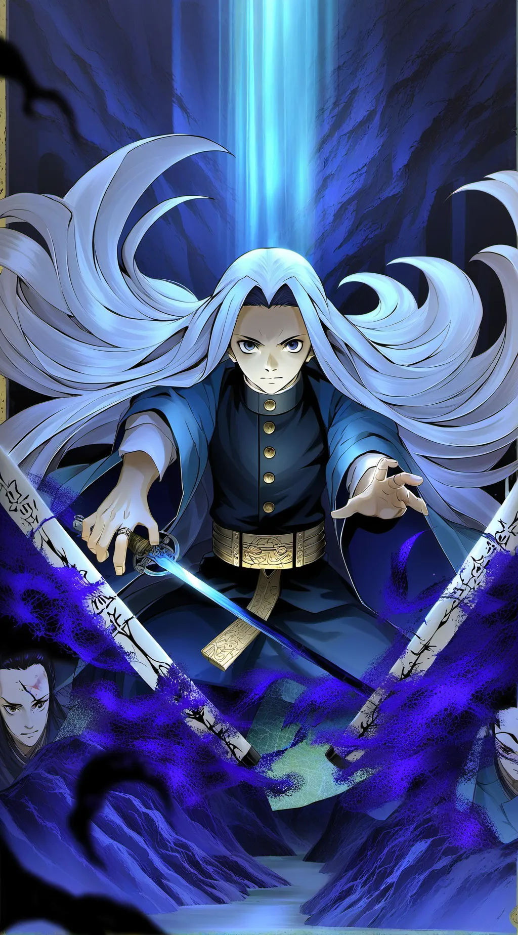 ai character: kny background