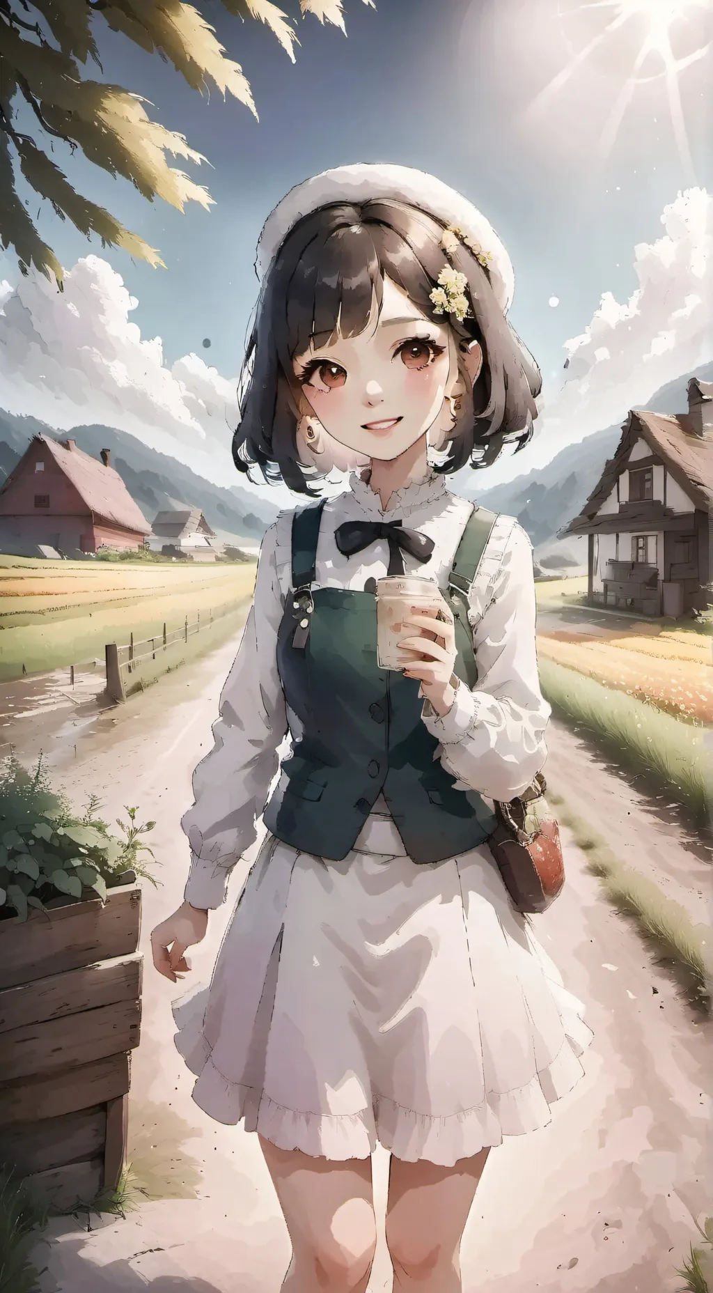 ai character: Caroline  background