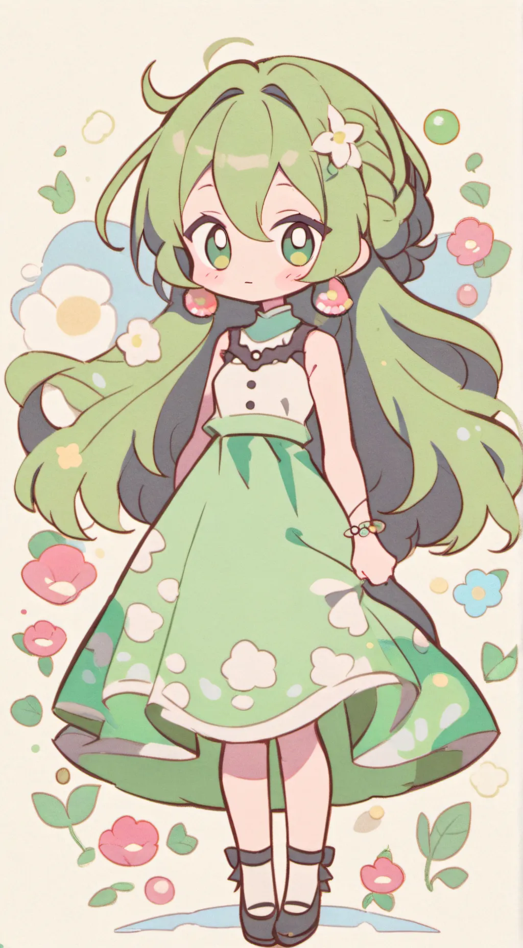 ai character: LUNA  background