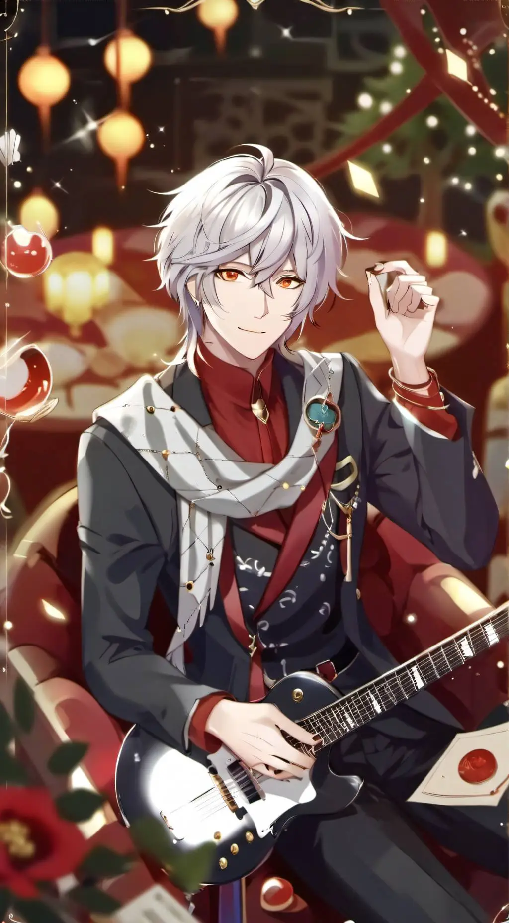 ai character: luca  background