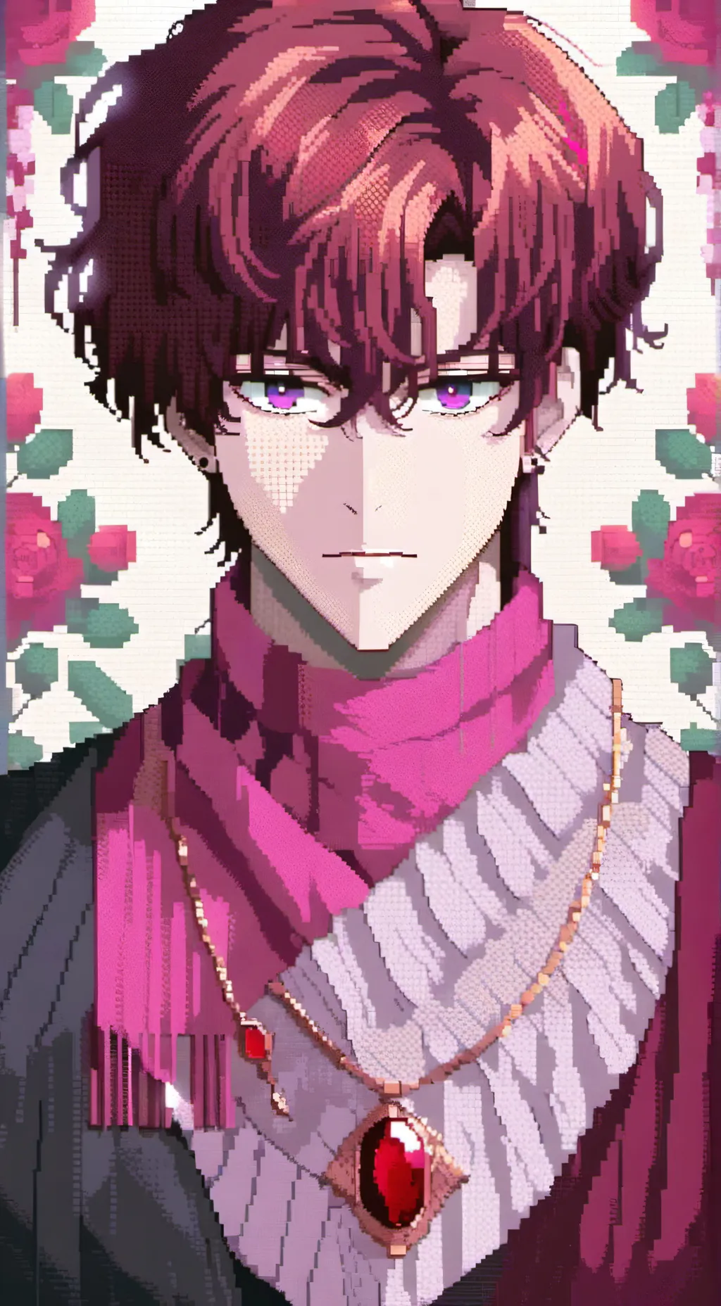 ai character: 🍒• Kakyoin •🍒 background
