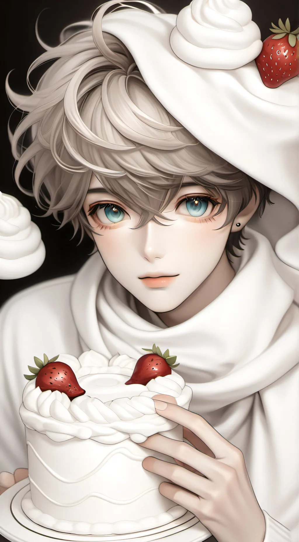 ai character: cosmo and sprout  background